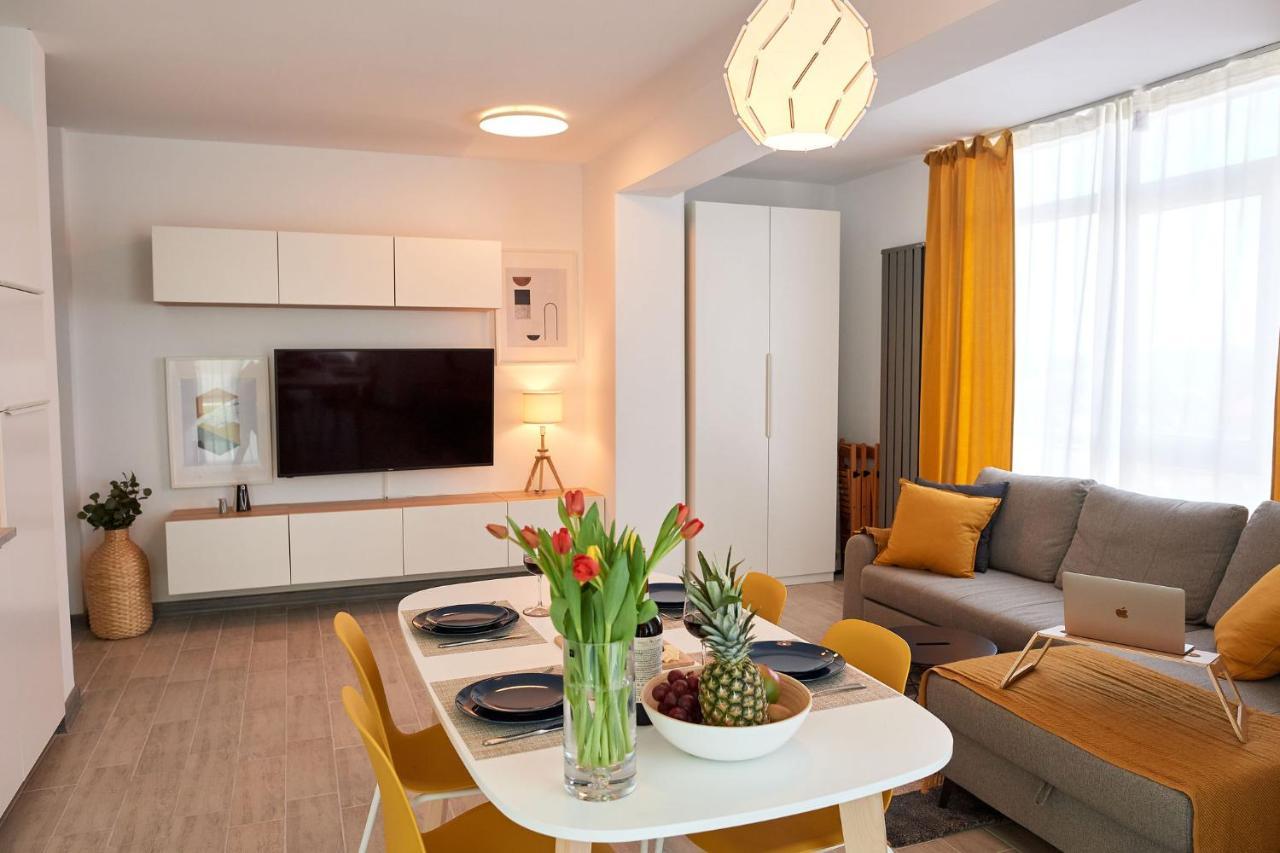 Fineloft Sea View Apartment-Spa N Pools Beach Resort Năvodari Екстериор снимка